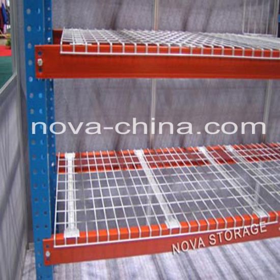 Wire mesh decking para sa suporta ng bakal na palyete racks na may