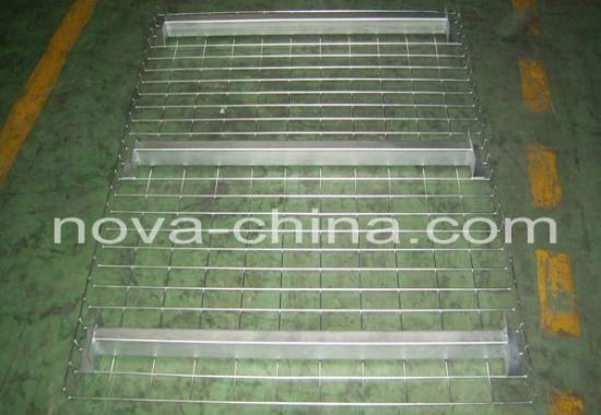Wire mesh decking para sa suporta ng bakal na palyete racks na may