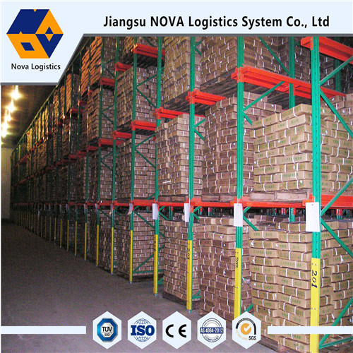 Powder Coating Mataas na Density Drive sa Pallet Racking System mula sa Nova Logistics