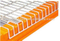 Wire mesh decking para sa suporta ng bakal na palyete racks na may