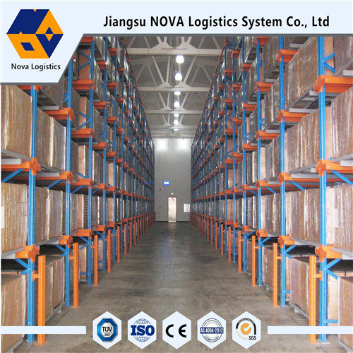 Powder Coating Mataas na Density Drive sa Pallet Racking System mula sa Nova Logistics