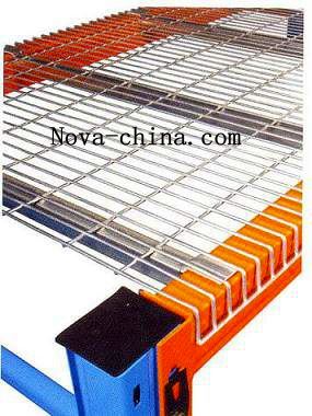 Wire mesh decking para sa suporta ng bakal na palyete racks na may