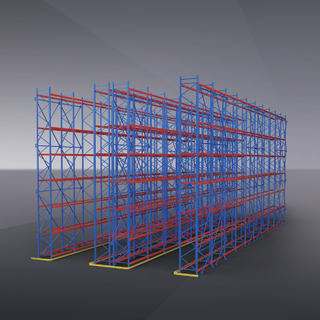 Malakas na tungkulin napaka makitid na aisle rack storage system (VNA)