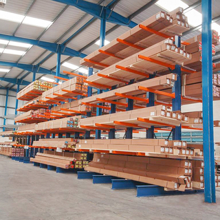 Bodega ng bodega ng mabibigat na tungkulin cantilever shelf rack