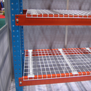 Malakas na tungkulin na bakal na palyet na rack na may wire mesh decking